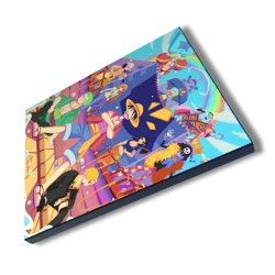 PANEL FOTOGRÁFICO DECORATIVO serie anime onepiece fanart personajes canicatura cuadro acabado brillante elegante pared