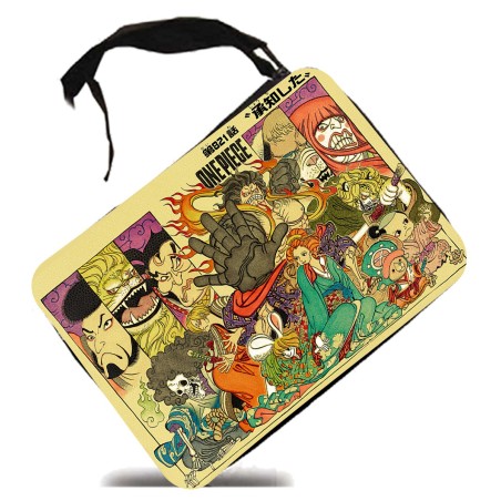 ESTUCHE one piece rey pirata wano samurais katana escolar case
