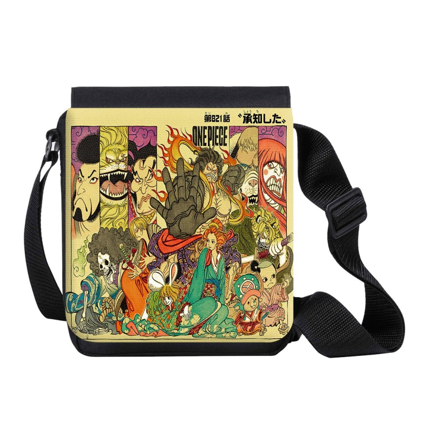 BANDOLERA PEQUEÑA one piece rey pirata wano samurais katana bolso personalizada