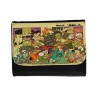 BILLETERA BILLETERO one piece rey pirata wano samurais katana unisex negro monedero