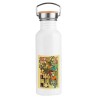 BIDON 750 ML ACERO INOXIDABLE ESTILO RETRO one piece rey pirata wano samurais katana deporte deportivo botella