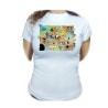 CAMISETA MUJER one piece todos minks luffy tripulación pirata moda personalizada