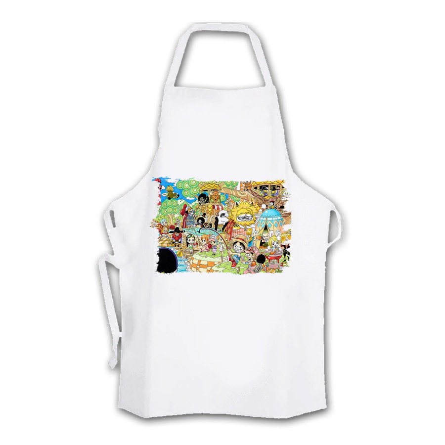 DELANTAL one piece todos minks luffy tripulación pirata cocina personalizado