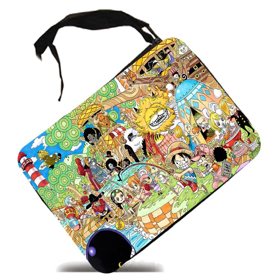 ESTUCHE one piece todos minks luffy tripulación pirata escolar case