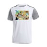 CAMISETA DISEÑO BICOLOR one piece todos minks luffy tripulación pirata personalizada
