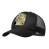 GORRA NEGRA CON REJILLA one piece todos minks luffy tripulación pirata moda deporte