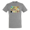 CAMISETA GRIS MEZCLA one piece todos minks luffy tripulación pirata moda verano personalizada