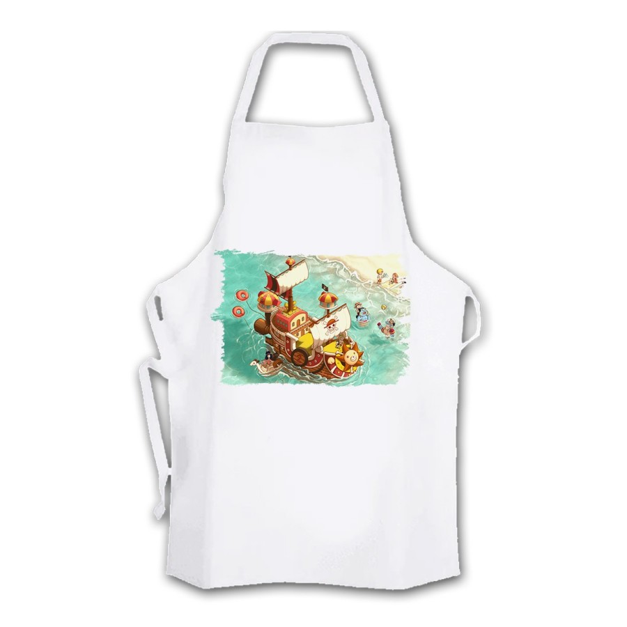 DELANTAL thousand sunny barco pirata mugiwara one piece playa cocina personalizado