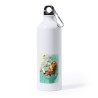 BIDON GRANDE 800 ML ACERO INOXIDABLE thousand sunny barco pirata mugiwara one piece playa deporte deportivo mosqueton botella