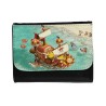 BILLETERA BILLETERO thousand sunny barco pirata mugiwara one piece playa unisex negro monedero