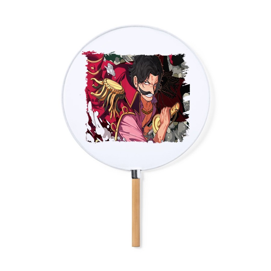 ABANICO ESTILO PAI PAI one piece rey pirata gold d. roger luffy espada moda primavera verano elegante