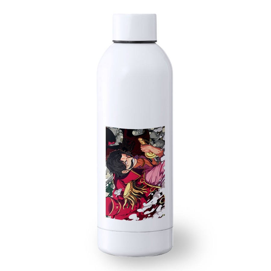 BIDON 500 ML ACERO INOXIDABLE one piece rey pirata gold d. roger luffy espada deporte deportivo botella senderismo