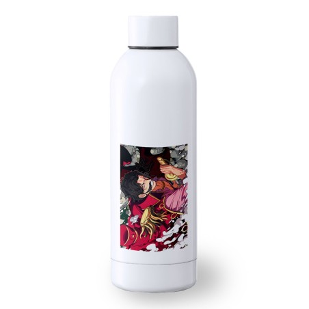 BIDON 500 ML ACERO INOXIDABLE one piece rey pirata gold d. roger luffy espada deporte deportivo botella senderismo