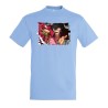CAMISETA AZUL CIELO one piece rey pirata gold d. roger luffy espada moda verano personalizada
