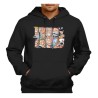 SUDADERA NEGRA CON CAPUCHA one piece piratas peor generación luffy franjas adulto poliester algodón personalizada