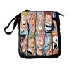 BANDOLERA REPORTERO MEDIANA BOLSO one piece piratas peor generación luffy franjas bolsa mochila hombro
