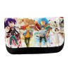 ESTUCHE NECESER DE LONA sangri la frontier serie personajes v mmorpg jrpg unisex negro monedero billetera