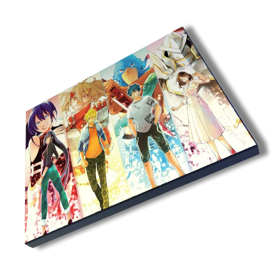 PANEL FOTOGRÁFICO DECORATIVO sangri la frontier serie personajes v mmorpg jrpg cuadro acabado brillante elegante pared