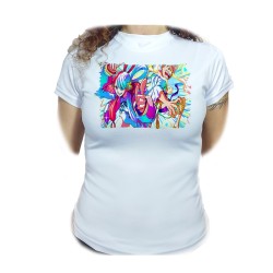 CAMISETA MUJER uta y luffy...