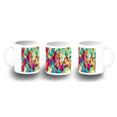 TAZA FOTOLUMINISCENTE uta y luffy gear 5 pelicula peli red onepiece BRILLA OSCURIDAD