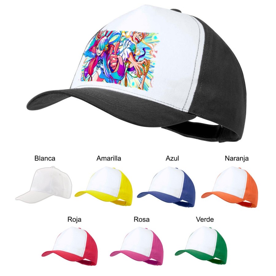 GORRA COLORES uta y luffy gear 5 pelicula peli red onepiece color personalizada