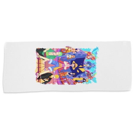 TOALLA GIMNASIO GYM ABSORBENTE serie anime onepiece fanart personajes canicatura suave con bolsita