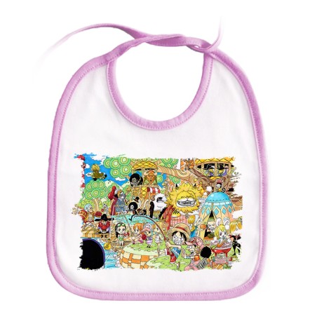 BABERO COLORES one piece todos minks luffy tripulación pirata personalizado bebe