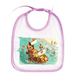 BABERO COLORES thousand sunny barco pirata mugiwara one piece playa personalizado bebe