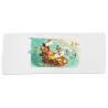 TOALLA GIMNASIO GYM ABSORBENTE thousand sunny barco pirata mugiwara one piece playa suave con bolsita