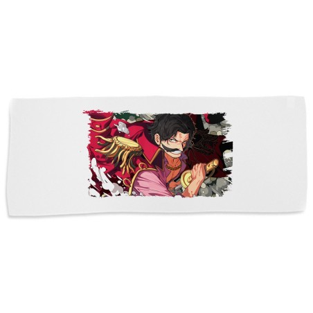 TOALLA GIMNASIO GYM ABSORBENTE one piece rey pirata gold d. roger luffy espada suave con bolsita