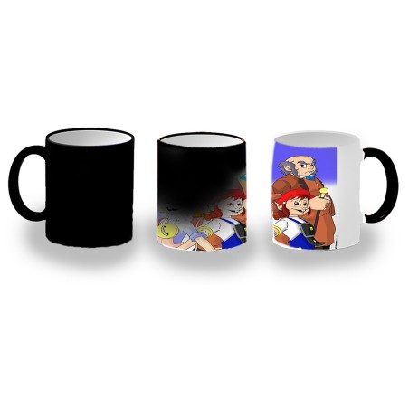 TAZA MÁGICA Los diminutos serie retro personajes caricaturas personalizada