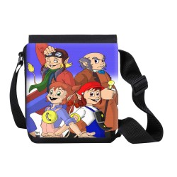 BANDOLERA PEQUEÑA Los diminutos serie retro personajes caricaturas bolso personalizada