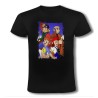 CAMISETA NEGRA Los diminutos serie retro personajes caricaturas moda verano personalizada