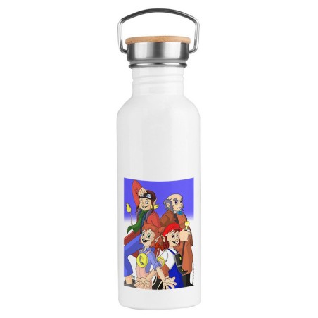 BIDON 750 ML ACERO INOXIDABLE ESTILO RETRO Los diminutos serie retro personajes caricaturas deporte deportivo botella