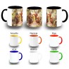 TAZA COLORES leyenda heroe verde saga videojuego diosa princesa color personalizada