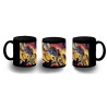 TAZA COMPLETAMENTE NEGRA leyenda heroe verde dragon jefe mazmorra saga princesa personalizada