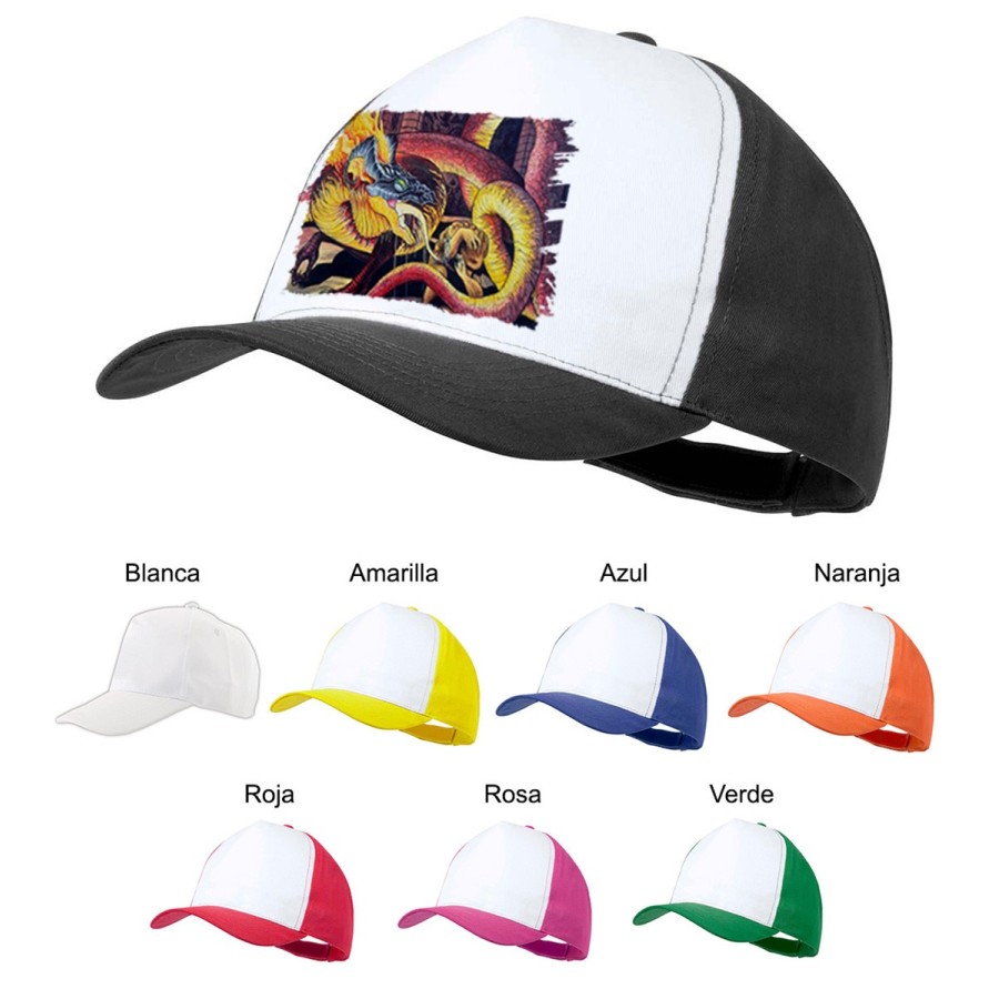 GORRA COLORES leyenda heroe verde dragon jefe mazmorra saga princesa color personalizada