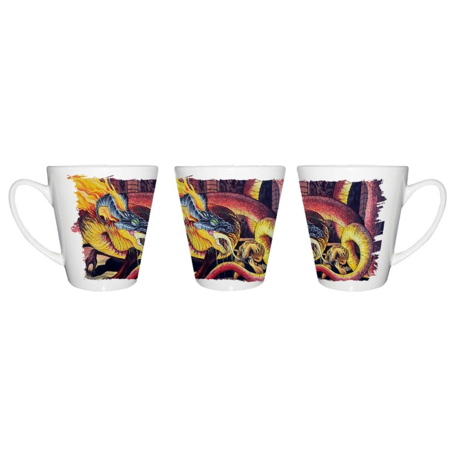 TAZA CÓNICA leyenda heroe verde dragon jefe mazmorra saga princesa conica personalizada