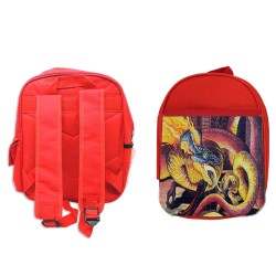 PACK MOCHILA ROJA Y ESTUCHE...