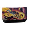 ESTUCHE NECESER DE LONA leyenda heroe verde dragon jefe mazmorra saga princesa unisex negro monedero billetera