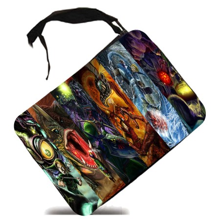 ESTUCHE leyenda heroe verde sagas videojuegos jefes finales escolar case