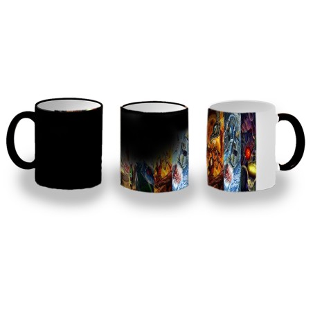 TAZA MÁGICA leyenda heroe verde sagas videojuegos jefes finales personalizada