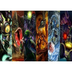 TAZA MÁGICA leyenda heroe verde sagas videojuegos jefes finales personalizada