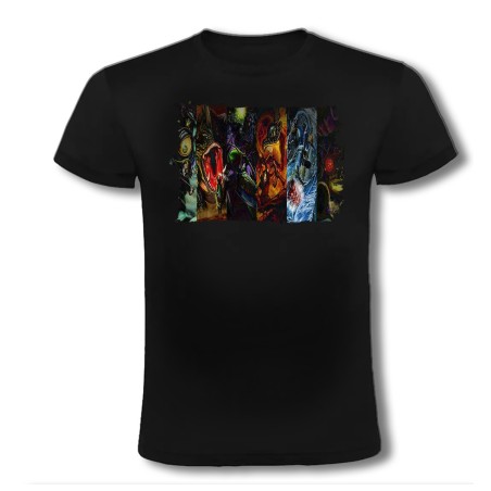 CAMISETA NEGRA leyenda heroe verde sagas videojuegos jefes finales moda verano personalizada