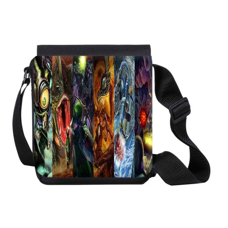 BANDOLERA PEQUEÑA leyenda heroe verde sagas videojuegos jefes finales bolso personalizada