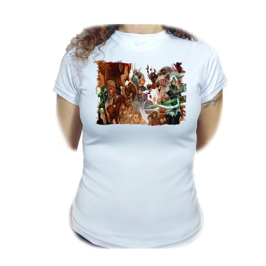 CAMISETA MUJER leyenda heroe verde personajes sagas princesa malvado moda personalizada