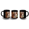 TAZA COMPLETAMENTE NEGRA leyenda heroe verde personajes sagas princesa malvado personalizada