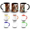 TAZA COLORES leyenda heroe verde personajes sagas princesa malvado color personalizada