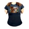 CAMISETA NEGRA MUJER leyenda heroe verde personajes sagas princesa malvado oferta personalizada