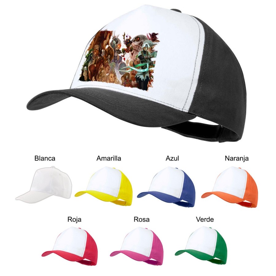 GORRA COLORES leyenda heroe verde personajes sagas princesa malvado color personalizada